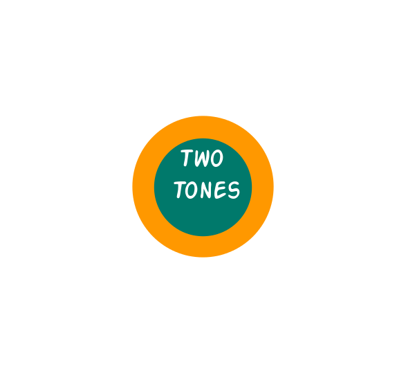 Two Tone Button Design